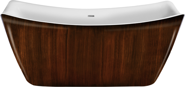 Акриловая ванна Lagard Meda Brown Wood