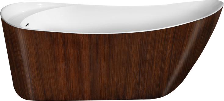 Акриловая ванна Lagard Minotti Brown Wood