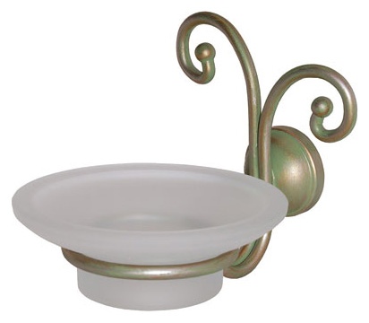 Мыльница VetrArte Ricciolo Ric/2 патинированный зеленый