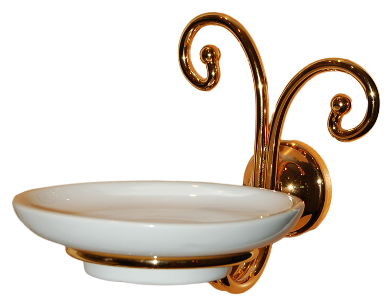 Мыльница VetrArte Ricciolo Ric/2 золото