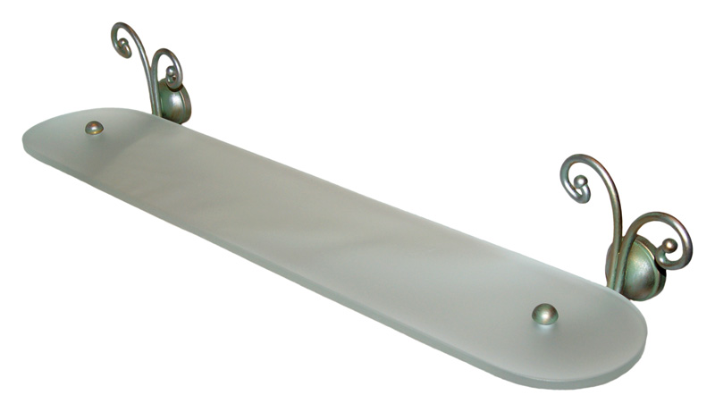 Полка VetrArte Ricciolo Ric/12 патинированный зеленый, 60 см