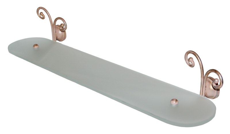 Полка VetrArte Ricciolo Ric/12 патинированный розовый, 60 см