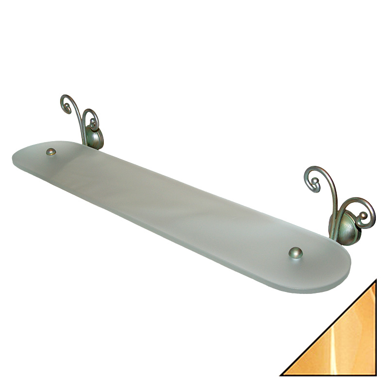 Полка VetrArte Ricciolo Ric/12 золото, 60 см