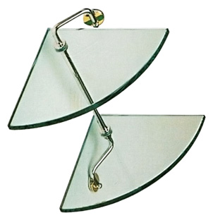 Полка VetrArte Saturno SAT-D хром-золото