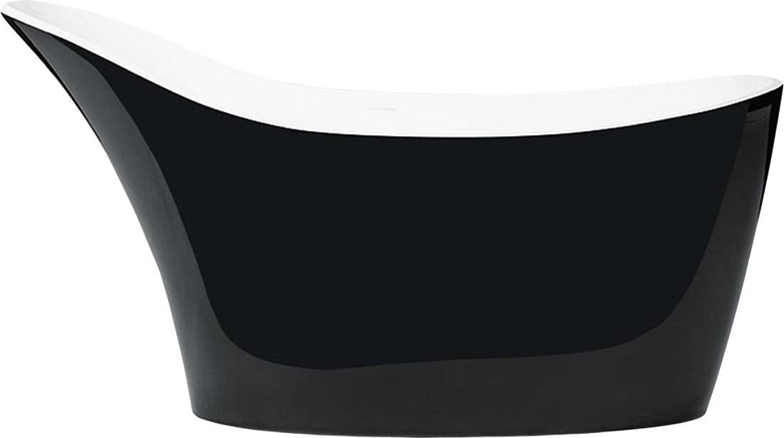 Ванна из искусственного камня Victoria+Albert Amalfi черный