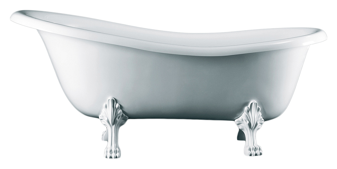 Ванна из искусственного камня Victoria+Albert Roxburgh white