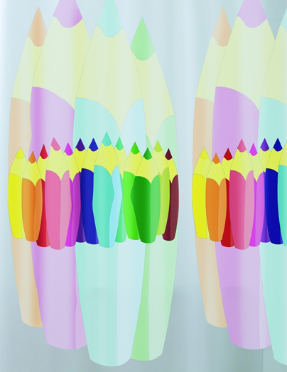 Штора для ванной Bacchetta Matita 180х200