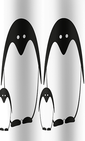 Штора для ванной Bacchetta Pinguin 180х200