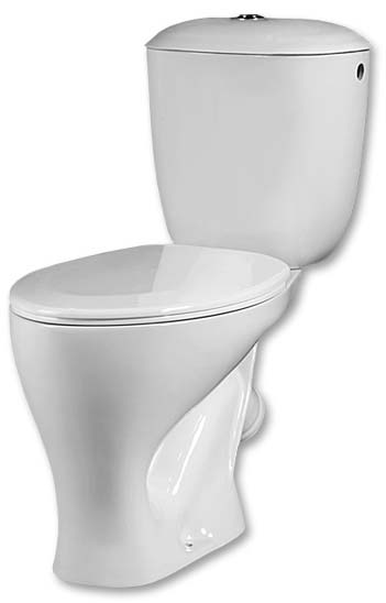Унитаз-компакт Santeri Воротынский белый, нижний подвод воды, косой выпуск