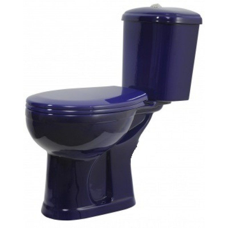 Унитаз-компакт Оскольская керамика Дора синий (47355130402)