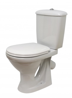 Унитаз-компакт Оскольская керамика Суперкомпакт, косой выпуск