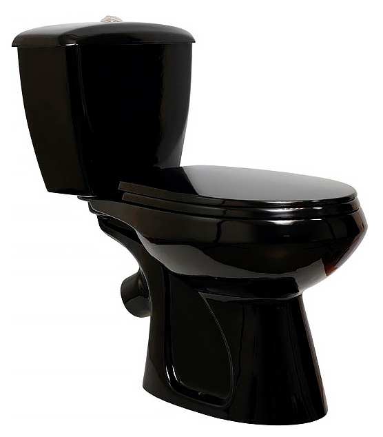 Унитаз-компакт Оскольская керамика Элисса черный 43374130202