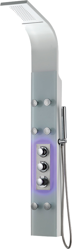 Душевая панель GPD DSP07 белая