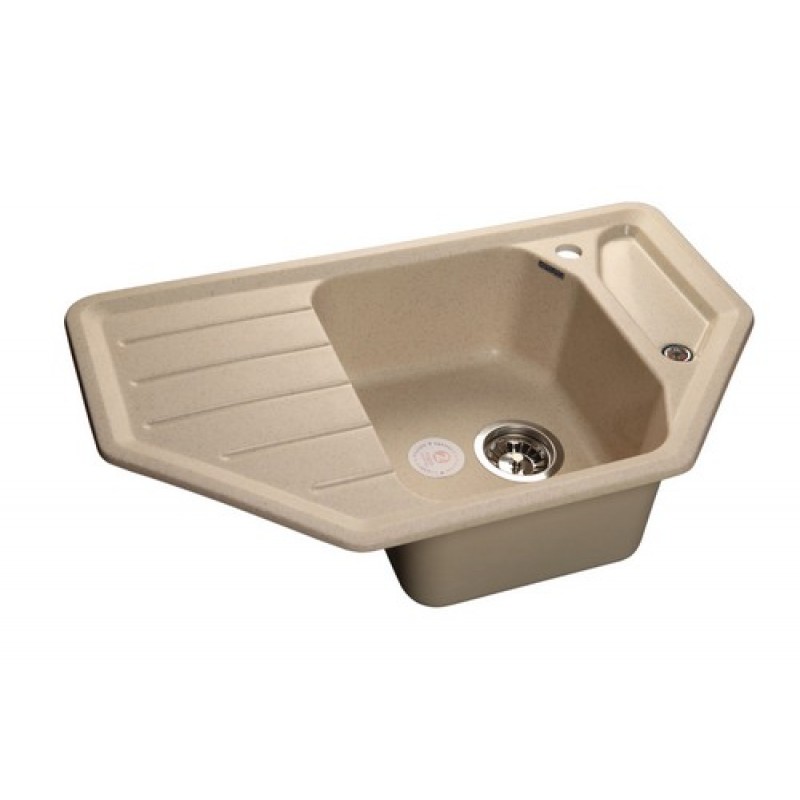 Мойка кухонная GranFest Corner GF-C800E бежевая