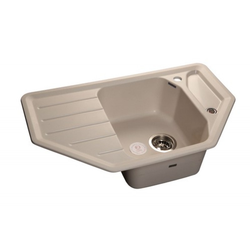 Мойка кухонная GranFest Corner GF-C800E белая