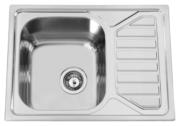 Мойка кухонная Rodi Okio Plus 65 Flat LIN сталь