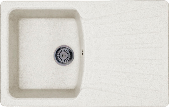 Мойка кухонная Whinstone Веста белый