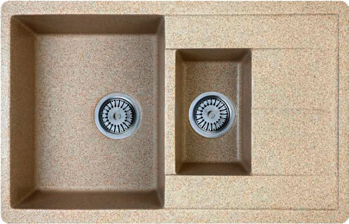 Мойка кухонная Whinstone Гурон бежевый