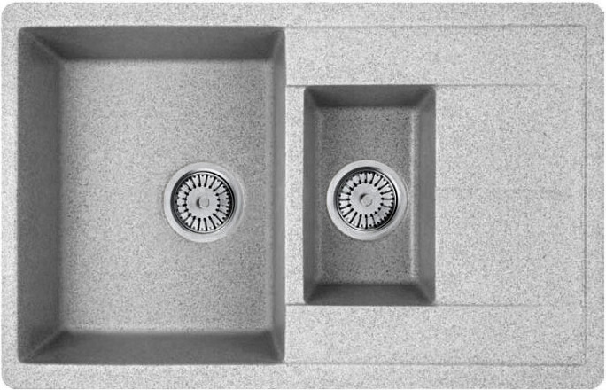 Мойка кухонная Whinstone Гурон серый