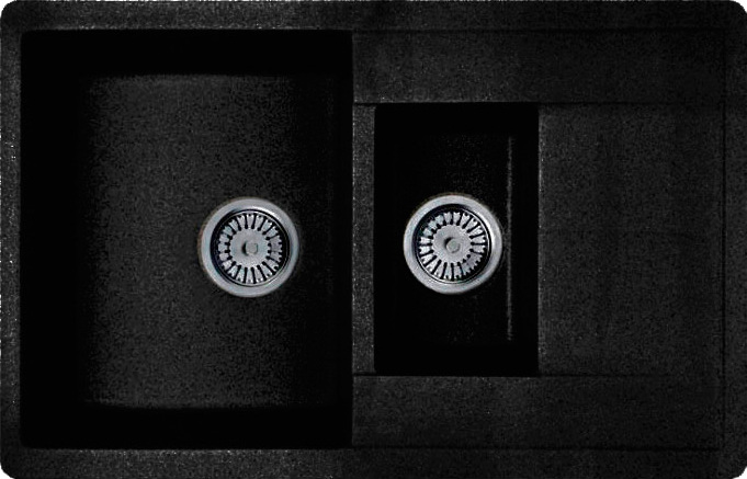 Мойка кухонная Whinstone Гурон черный