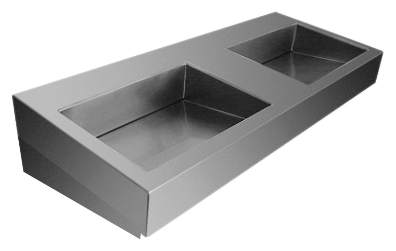 Раковина Senda Aqueduto duplo satin w/o 211160015