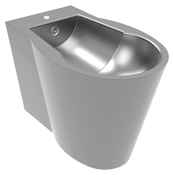 Биде напольное Senda BCN P satin с отверстием под смеситель