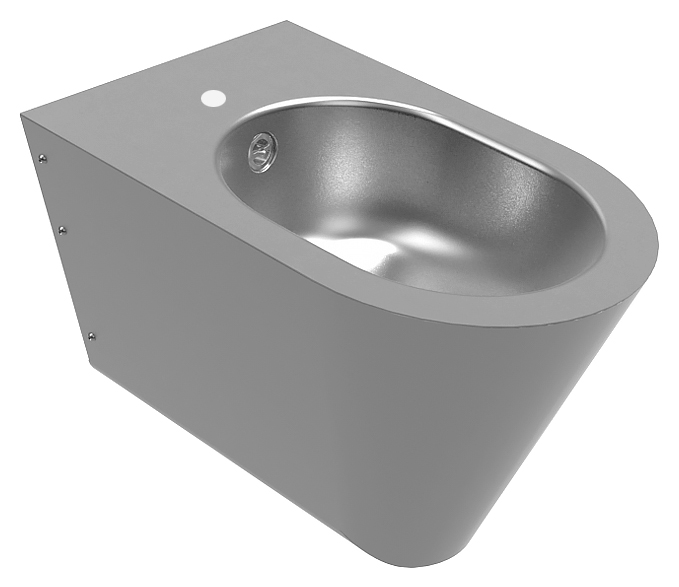 Биде подвесное Senda 0021 S satin с отверстием под смеситель