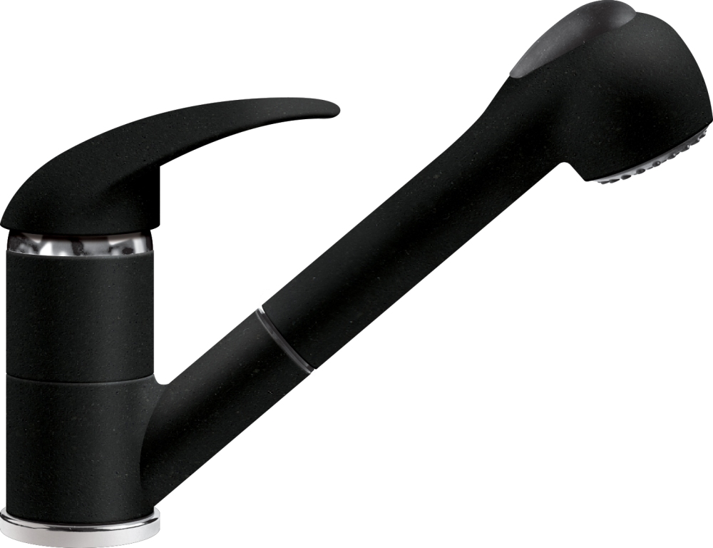 Смеситель для кухонной мойки Italmix Web WE 0800 LAVA черный металлик