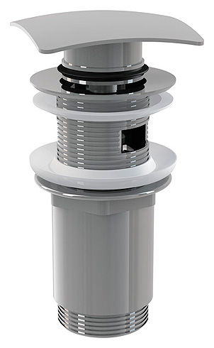 Донный клапан для раковины AlcaPlast A393 с переливом