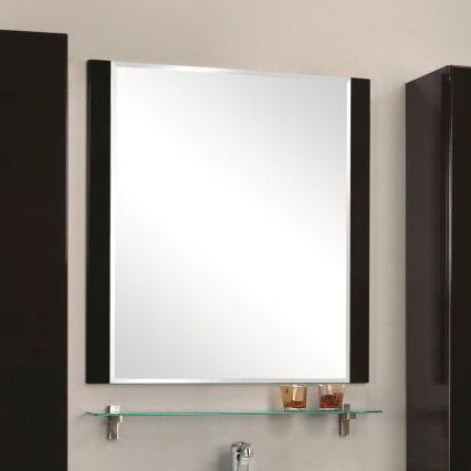 Зеркало Aquaton Ария 80 черный глянец