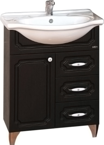 Тумба с раковиной Misty Александра 75 венге