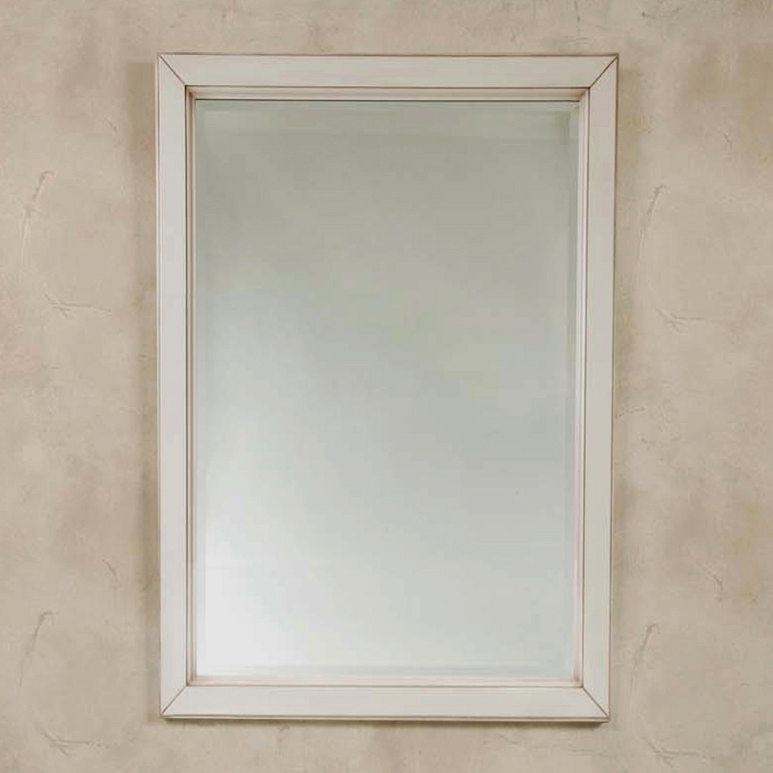 Зеркало La Beaute Classic Vivien 60 слоновая кость с патиной