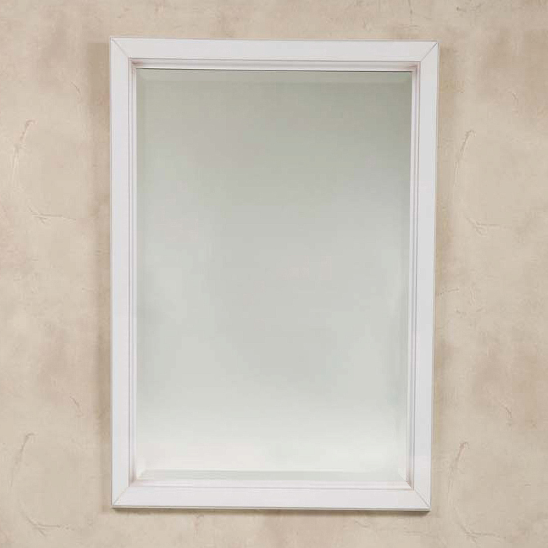 Зеркало La Beaute Classic Vivien 60 белый с патиной