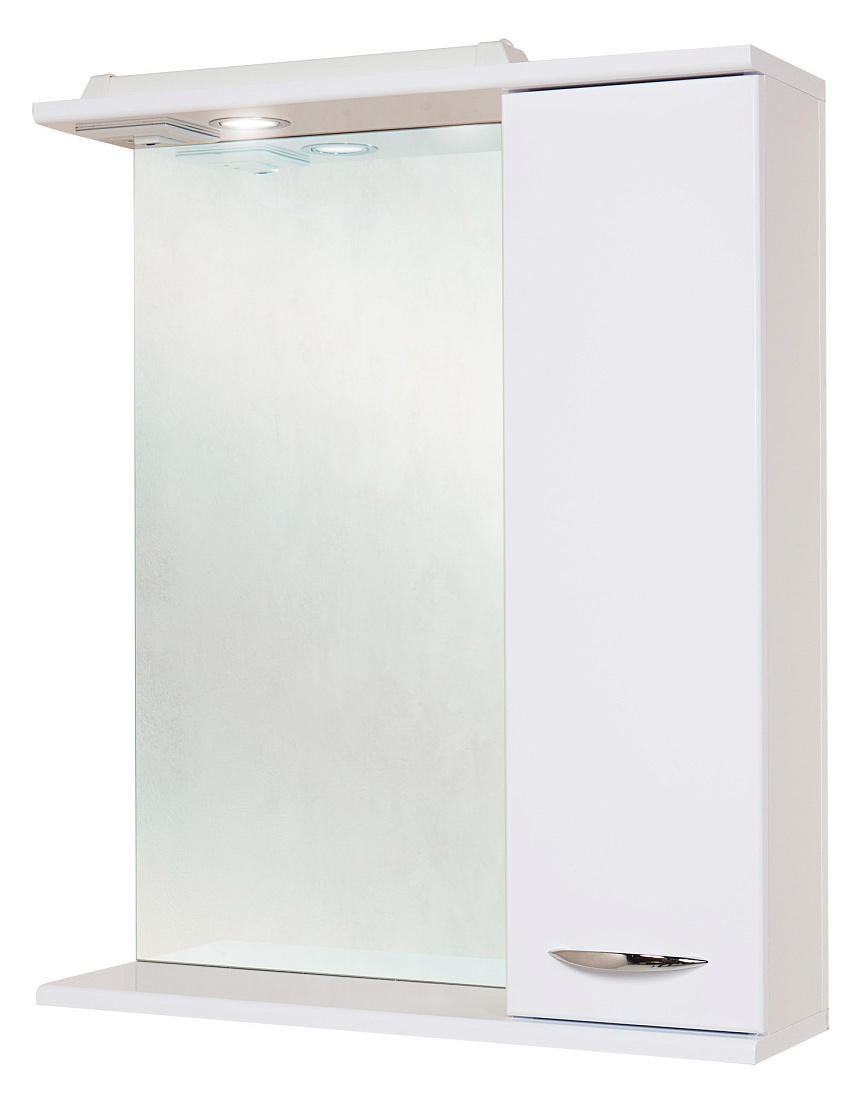 Зеркало-шкаф Onika Ника 60 с подсветкой, правый