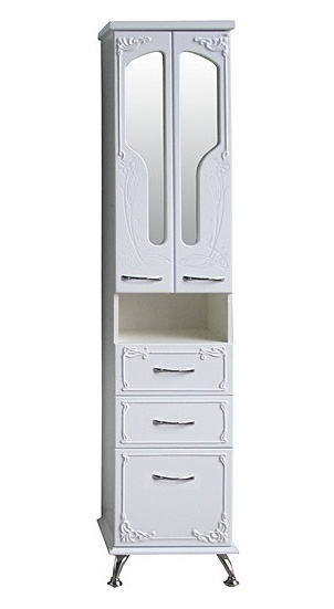 Шкаф-пенал Атолл Барселона белый