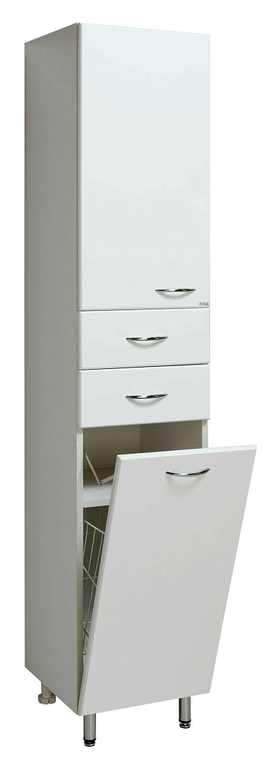 Шкаф-пенал Runo Универсальный 40 с бельевой корзиной L