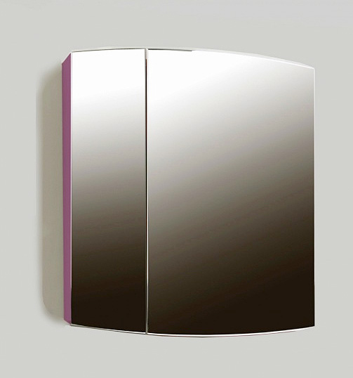 Зеркало-шкаф Valente Inizio 500 лиловый глянец