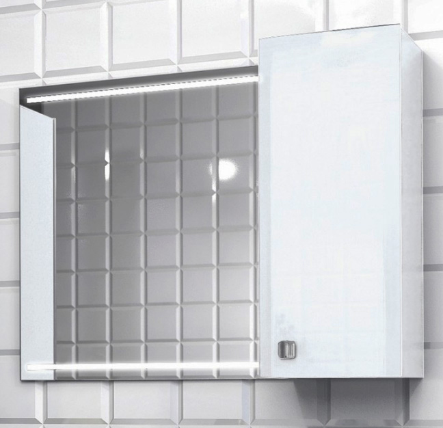 Зеркало-шкаф Edelform Nota 75 белый