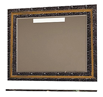 Зеркало Misty Fresko 105 черное краколет