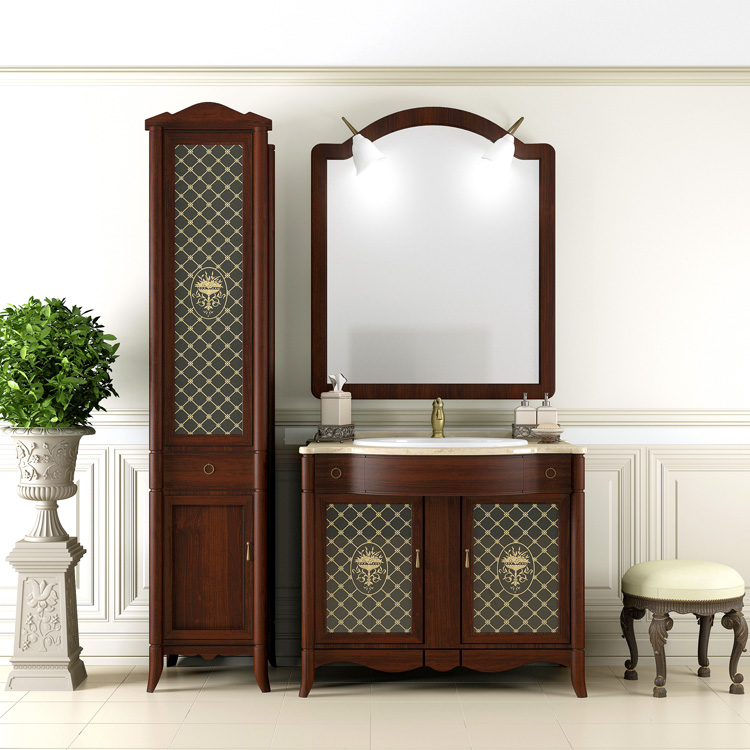 Мебель для ванной Opadiris Виктория 90 орех