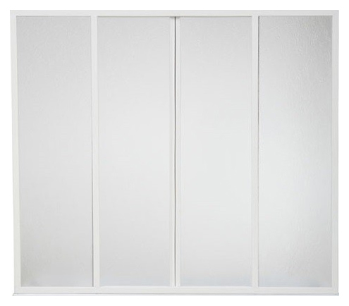 Шторка на ванну Bas Ахин, Мальта, Атланта, Нептун, Индика 4 створки, пластик Watter