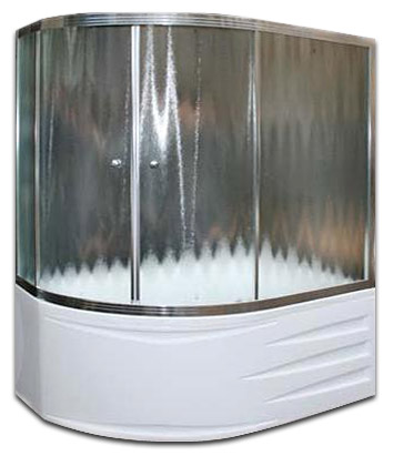 Шторка на ванну Serena 170105C (хром)