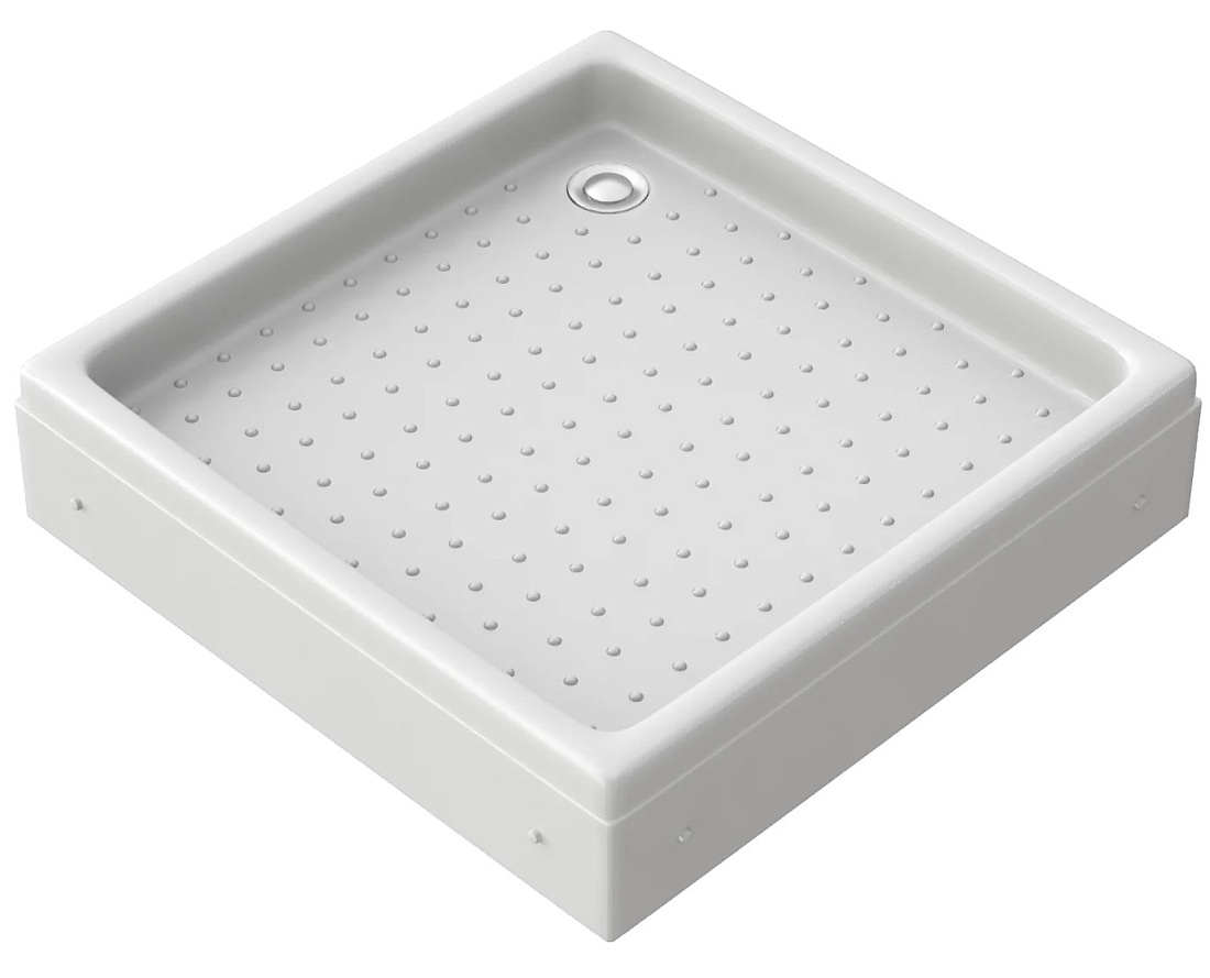 Поддон для душа Bas Аполло 90x90 белый (Без сифона)