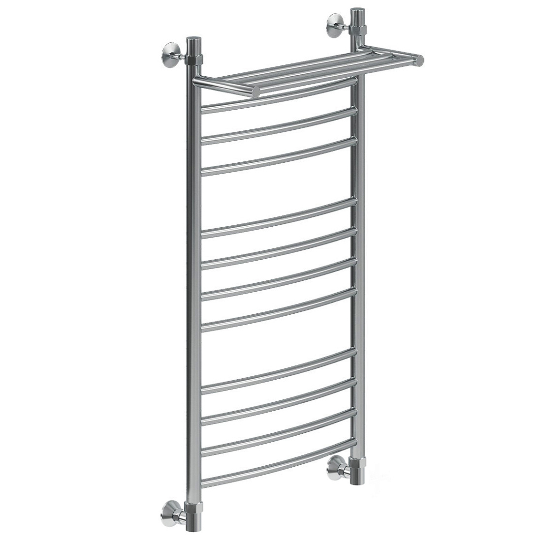 Водяной полотенцесушитель Ника Arc ЛД (г2) ВП 100x50 с полкой