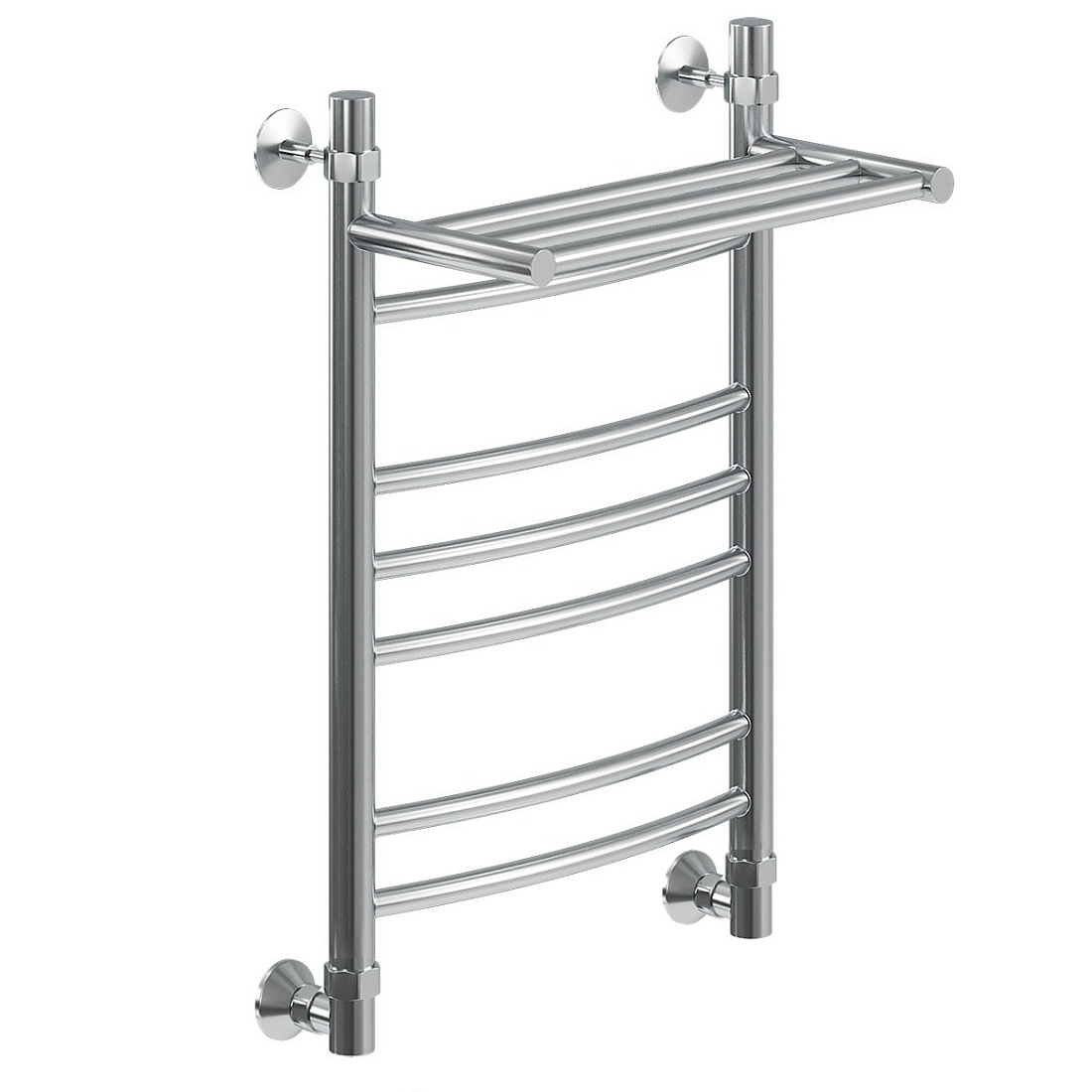 Водяной полотенцесушитель Ника Arc ЛД (г2) ВП 60x40 с полкой