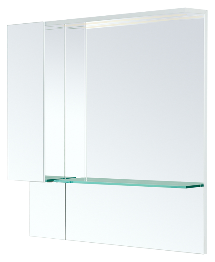 Зеркало-шкаф Gemelli Led Glass twin 90 подсветка C, L