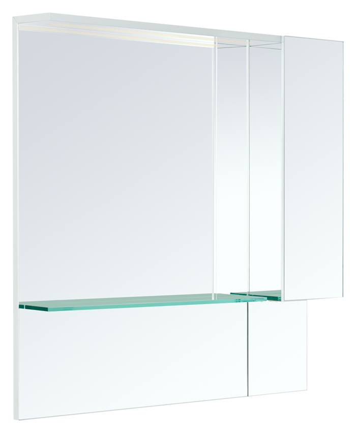 Зеркало-шкаф Gemelli Led Glass twin 90 подсветка C, R