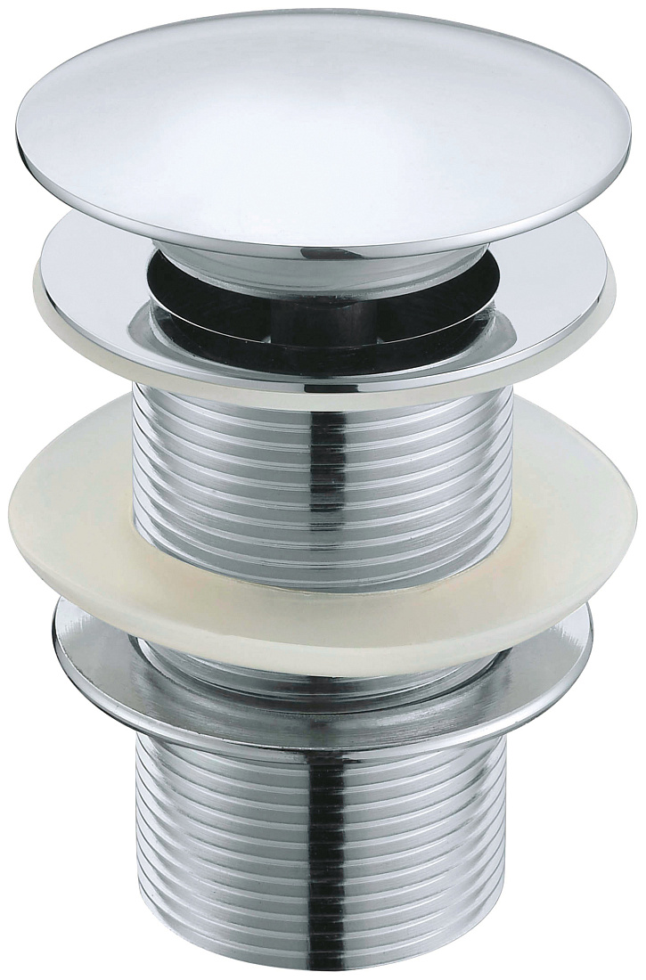 Донный клапан для раковины Boheme Brillante 612 без перелива, хром