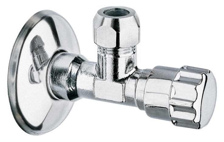 Вентиль Itap 348 1/2&#039; х 10mm угловой, с цанговым зажимом