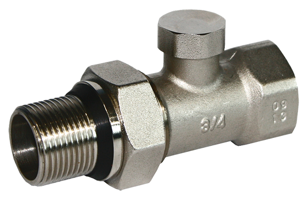 Вентиль Royal Thermo RTO 50.007 на обратную подводку 1/2 прямой